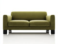 Canapé 2 places en tissu 168×84×80 cm - orange - salon style contemporain