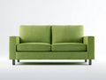 Canapé 2 places 172×84×82 cm – tissu vert – style moderne salon