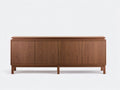 Meuble TV 200×42×70 cm – bois marron – style contemporain pour salon